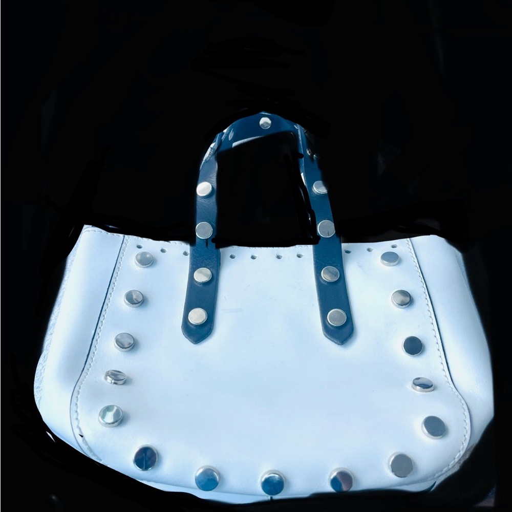 western style rivet leather bag